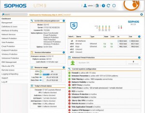 Open your UTM appliance's web admin